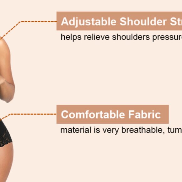 Shapewear for Women Plus Size Waist Trainer Tummy Control Butt Lifter main image 4